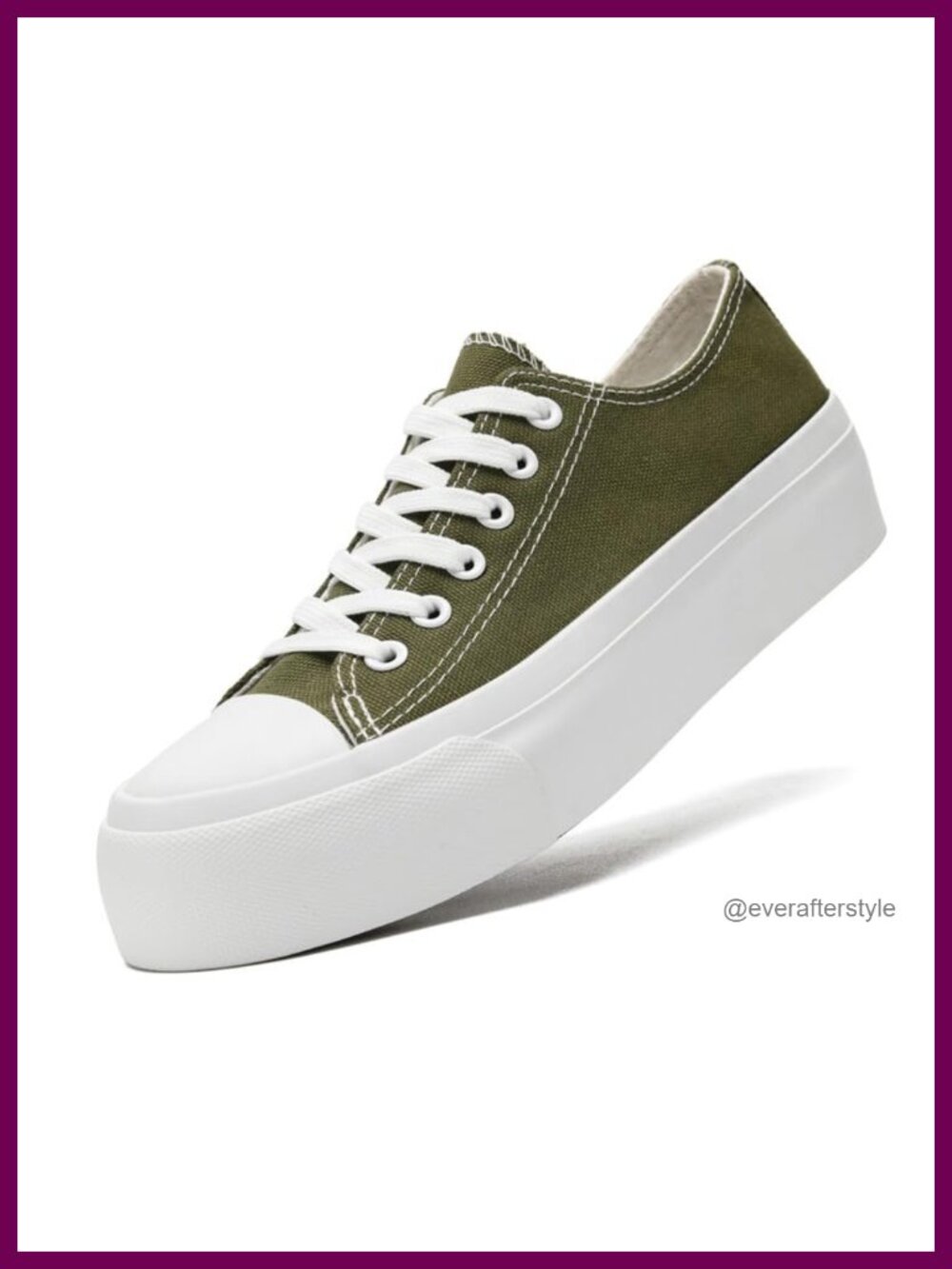 Canvas Platform Sneakers for Women Men Low Top Lace Up Casual Walking Shoes